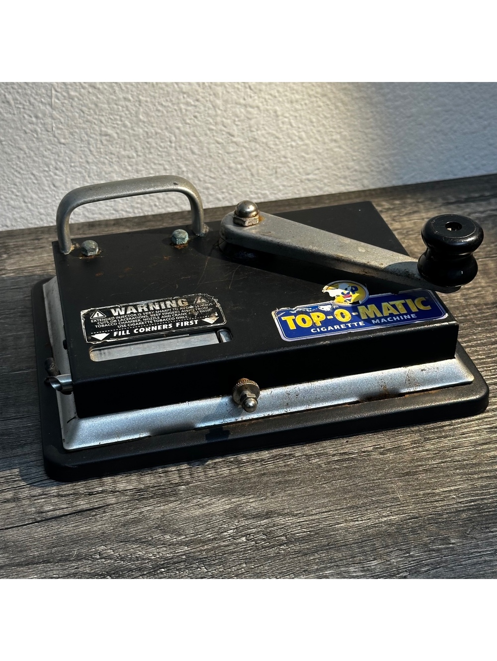 Top-O-Matic Manual Cigarette Making Machine Tested Works